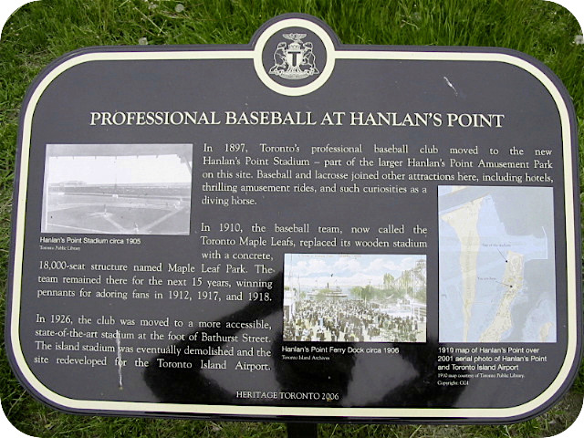 Babe Ruth at Hanlan's Point