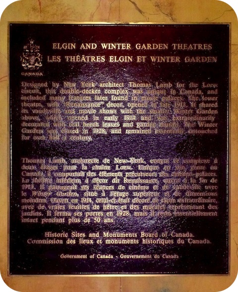 Elgin and Winter Garden Theatres