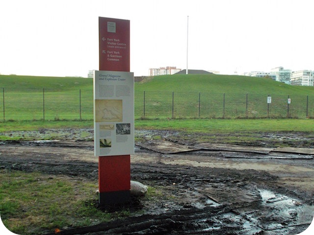 Grand Magazine and Explosion Crater