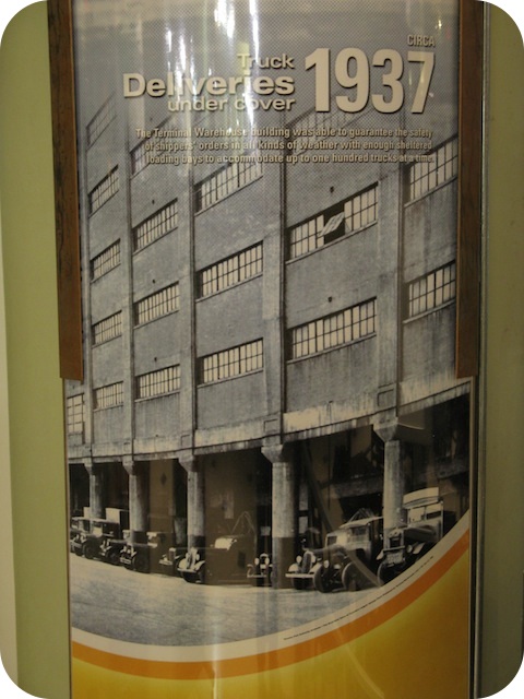 Truck Deliveries Under Cover circa 1937