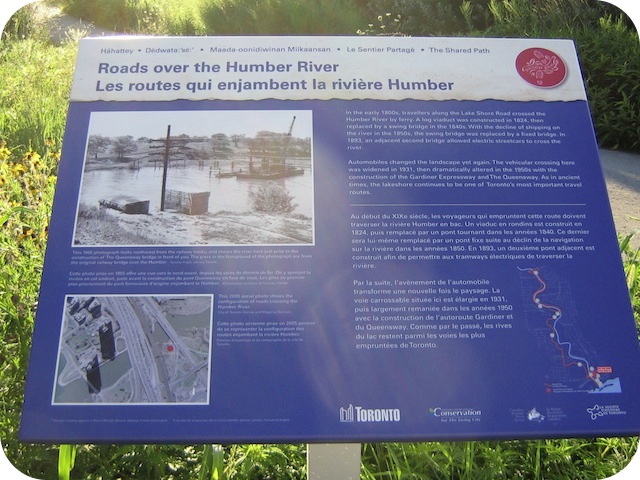 Roads over the Humber River