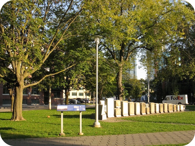 Surviving Gravestones of the Military Burial Ground