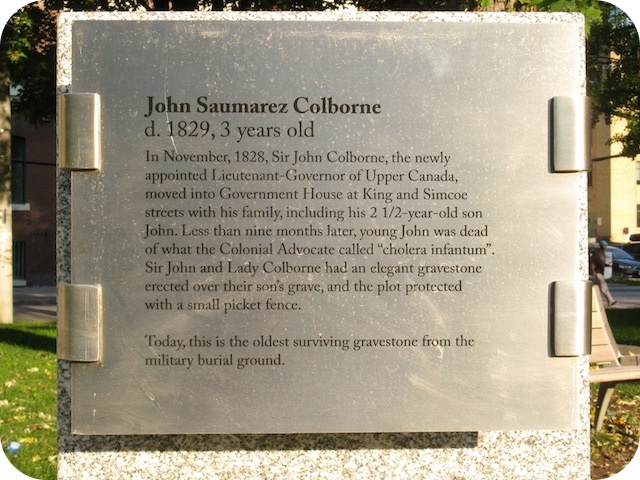 Surviving Gravestones of the Military Burial Ground